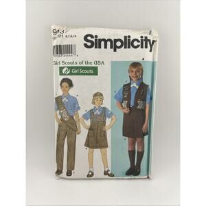 Simplicity Girl Scouts of USA 9437 size HH 6,7,8,10